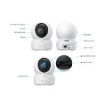 EZVIZ H6c Pro 2K (3.0MP) (4mm) Wi-Fi Dome IP Camera - Image 3